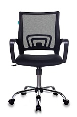 Офисное кресло Бюрократ CH-695N/SL/BLACK спинка сетка черный TW-01 сиденье черный TW-11 крестовина хром 1