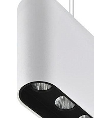 Подвесной светодиодный светильник Lumien Hall Элой 8004/3P-WT-BK 1