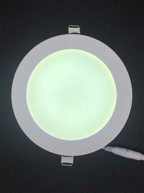 Встраиваемый светодиодный светильник Elvan VLS-102R-12W-WH фото 6