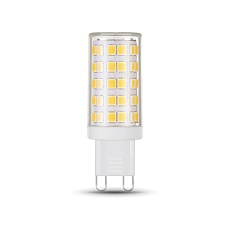 Лампа светодиодная Gauss G9 5W 4100К прозрачная 107309205 5