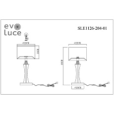 Настольная лампа Evoluce Cassia SLE1126-204-01 1