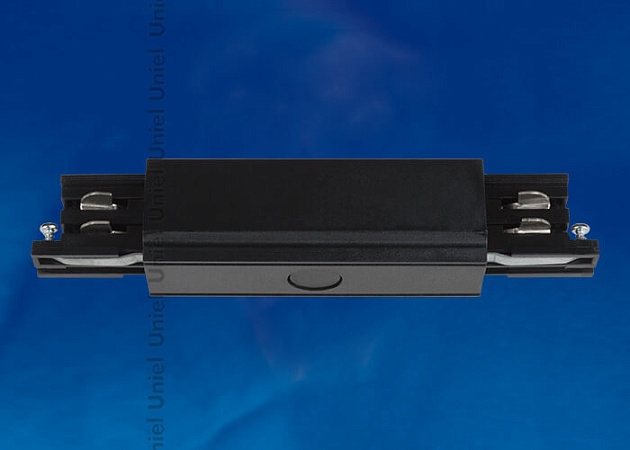 Соединитель для шинопроводов прямой внешний Uniel UBX-A12 Black 09745 фото 2