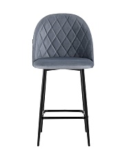 Полубарный стул Stool Group Марсель велюр серый AV 408-H14-08(PP) 1
