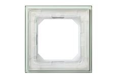 Рамка 1-постовая Liregus Epsilon стекло натуральное 28-241 1