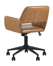 Поворотное кресло Stool Group Филиус экокожа коричневая FILIUS 4