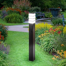 Садово-парковый светильник ЭРА ИНОКС-8410 напольный черный Б0057530 2