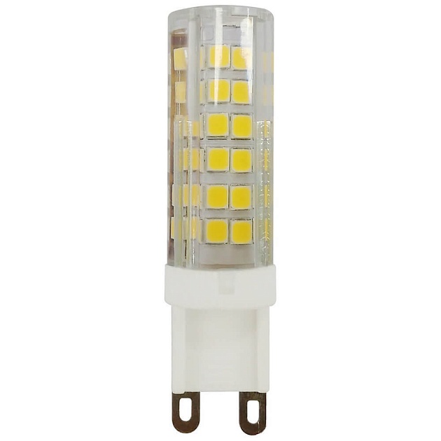 Лампа светодиодная ЭРА G9 7W 2700K прозрачная LED JCD-7W-CER-827-G9 Б0027865 фото 