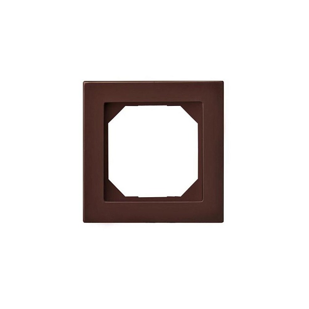 Рамка 1-постовая Liregus Epsilon коричневый 28-146 фото 