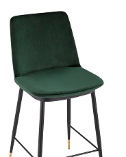 Полубарный стул Stool Group Мелисса велюр зеленый FDC9055C GREEN FUT-73 1
