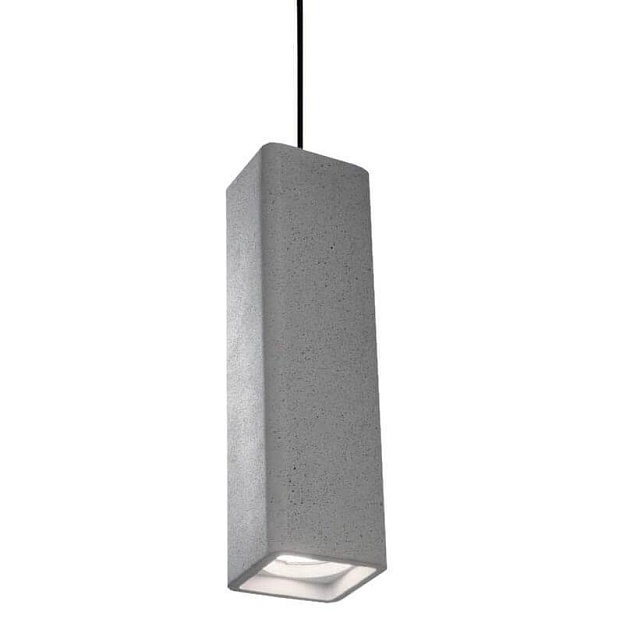 Подвесной светильник Ideal Lux Oak SP1 Square Cemento 150673 фото 