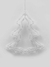 Подвесной светодиодный светильник «Ёлочка» Uniel ULD-H3543-070/STA White IP20 Xmas Tree UL-00001405 2