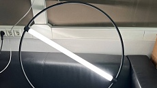 Подвесной светодиодный светильник Siled Truba Hoop 7373000 1