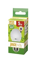 Лампа светодиодная Jazzway E27 5W 3000K матовая 1036957A 1