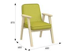 Кресло Мебелик Ретро 007544 2