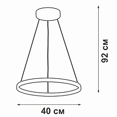 Подвесной светодиодный светильник Vitaluce V04600-93/1S 1
