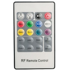 Мини-контроллер RGB OGM с пультом 12/24V C4-18 4