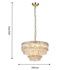 Подвесная люстра Favourite Adamas 4781-10P 1