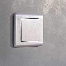 Выключатель Werkel одноклавишный проходной перламутровый рифленый W1112013 4690389160820 5