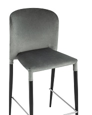 Полубарный стул Stool Group Лори велюр серый vd-lori-plb-b26 1