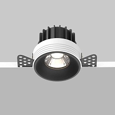 Встраиваемый светодиодный светильник Maytoni Round DL058-12W4K-TRS-B 2