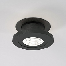 Встраиваемый светодиодный светильник Elektrostandard Surf 25084/LED 6W 4000K черный a063675 1