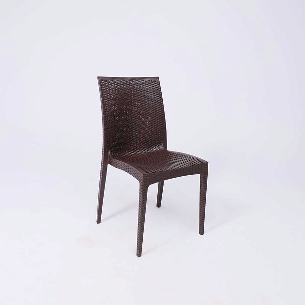 Садовое кресло AksHome Palermo PP, пластик, коричневый 94016 фото 2