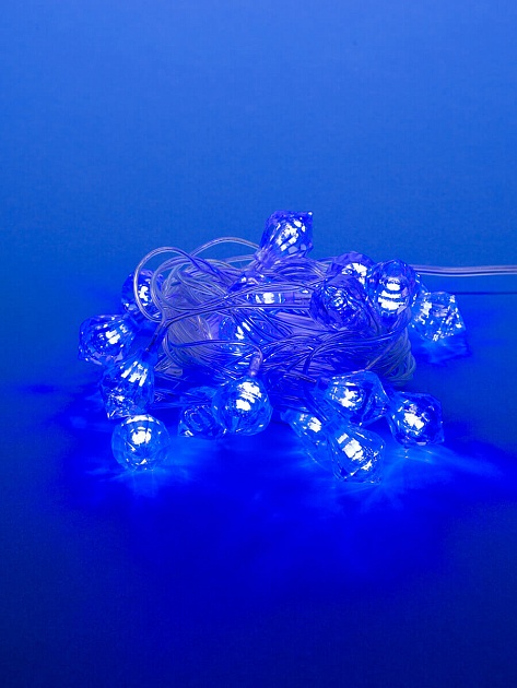 Светодиодная гирлянда Uniel 220V синий LD-S0280-020/DTA BLUE IP20 DIAMONDS 07922 фото 4