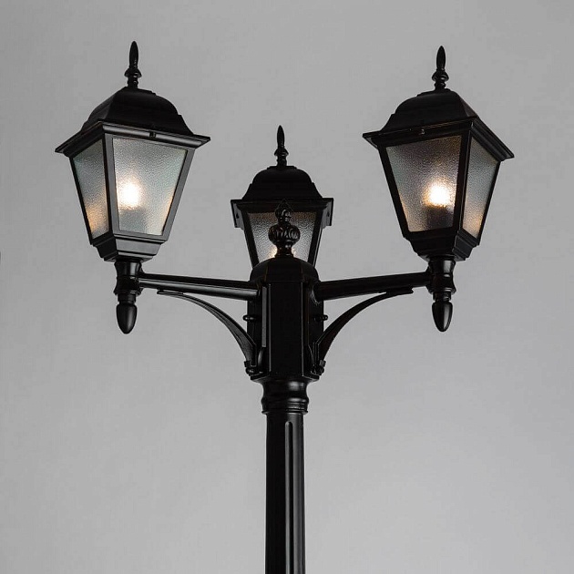 Садово-парковый светильник Arte Lamp Bremen A1017PA-3BK фото 3