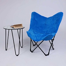 Складной стул AksHome Maggy синий, ткань 86923 2