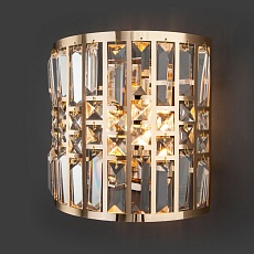 Настенный светильник Eurosvet Lory 10125/2 золото/прозрачный хрусталь Strotskis (10116/2) 1