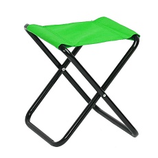 Складной стул AksHome Angler зеленый, ткань 86831