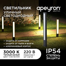 Уличный светодиодный светильник Apeyron Shadow 31-12 4