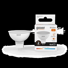 Лампа светодиодная Gauss GU5.3 11W 3000K матовая 13511 1