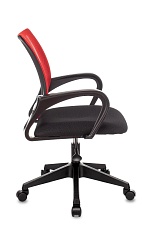 Офисное кресло Topchairs ST-Basic красный TW-35N сиденье черный TW-11 сетка/ткань ST-BASIC/R/TW-11 2
