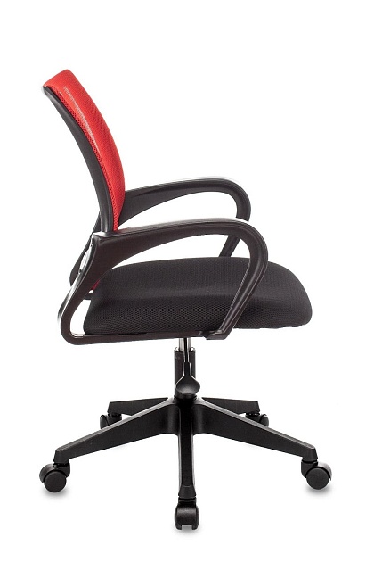 Офисное кресло Topchairs ST-Basic красный TW-35N сиденье черный TW-11 сетка/ткань ST-BASIC/R/TW-11 фото 3