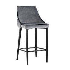 Полубарный стул Stool Group Коби велюр серый AV 434-H15/75-08(PP)