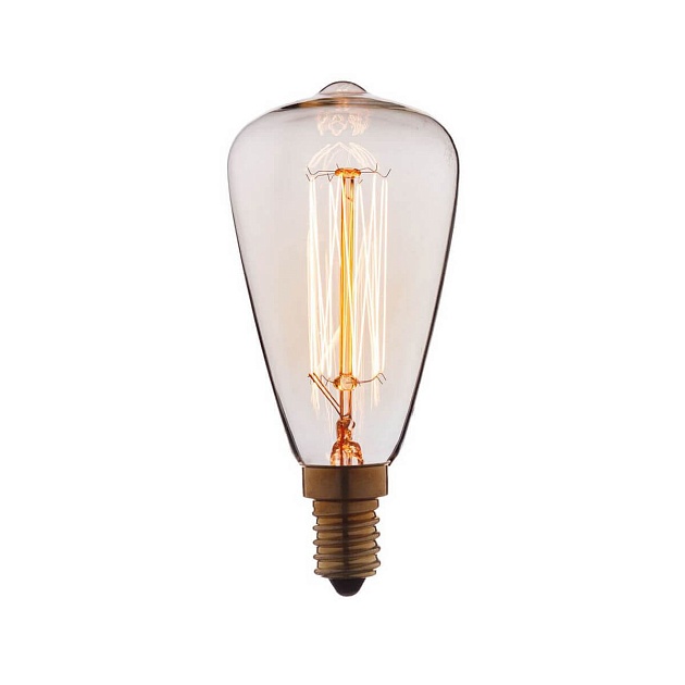 Лампа накаливания E14 60W прозрачная 4860-F фото 