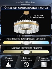 Подвесной светодиодный светильник Natali Kovaltseva Smart Нимбы Led Lamps 81272 2