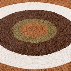 Ковер Tkano из хлопка Target коричневого цвета из коллекции Ethnic, Ø120 см TK22-DR0031 3