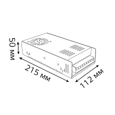 Блок питания Gauss 360W 24V IP20 202002400 1