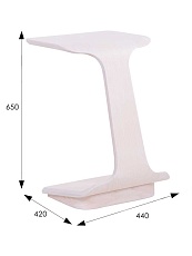 Приставной стол Мебелик Неро 2 007521 1