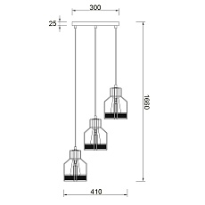 Подвесной светильник Vele Luce Abbis VL6262P03 4