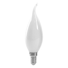 Лампа светодиодная Feron E14 15W 2700K Свеча на ветру Матовая 38260 1