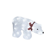 Фигурка светодиодная «Белый медведь» 23x36,5см Uniel ULD-M3423-040/STA 07954 4