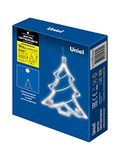 Подвесной светодиодный светильник «Ёлочка» Uniel ULD-H1620-010/STA/3AAA Warm White IP20 Xmas Tree UL-00007254 4