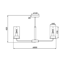 Потолочная люстра Vele Luce Licia VL1924L08 3