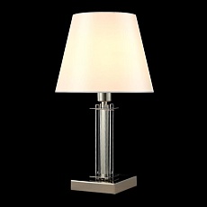 Настольная лампа Crystal Lux Nicolas LG1 Nickel/White 1