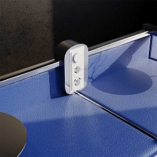 Рамка стеклянная Voltum S70 на 3 поста, (белый,матовый,стекло) VLS110302 1