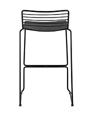 Полубарный стул Stool Group Danny черный с черной подушкой DN-S26 BL/BL 2