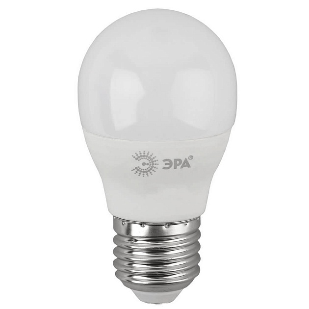 Лампа светодиодная ЭРА E27 11W 2700K матовая LED P45-11W-827-E27 Б0032987 фото 